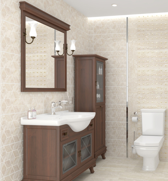 Plitka nastennaya Laparet Echo bezhevyj rel'ef 30h60 2