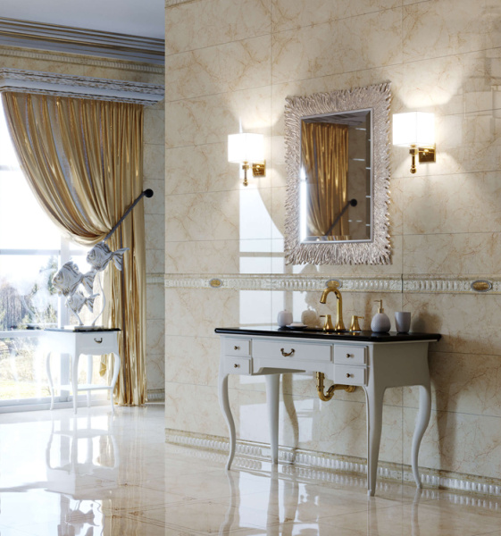 Bordyur nastennyj Kerasol Palmira Cenefa Perlato Sand 2