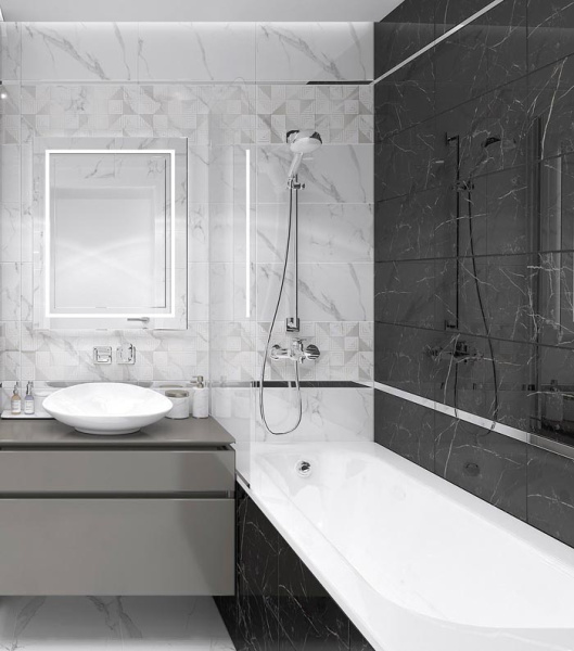 Plitka nastennaya Blondi Total chyornyj 34051 25h50 2