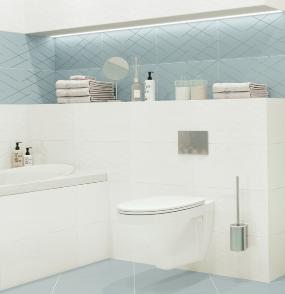 Plitka nastennaya New Trend Fly Bond White 2