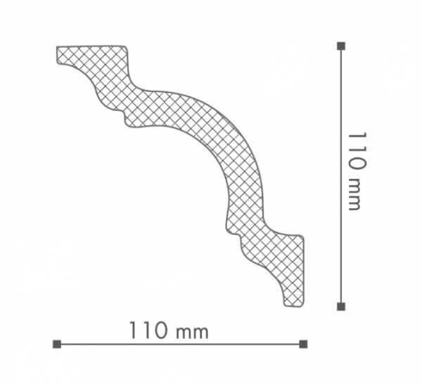 Plintus potolochnyj NMC LX-150 2