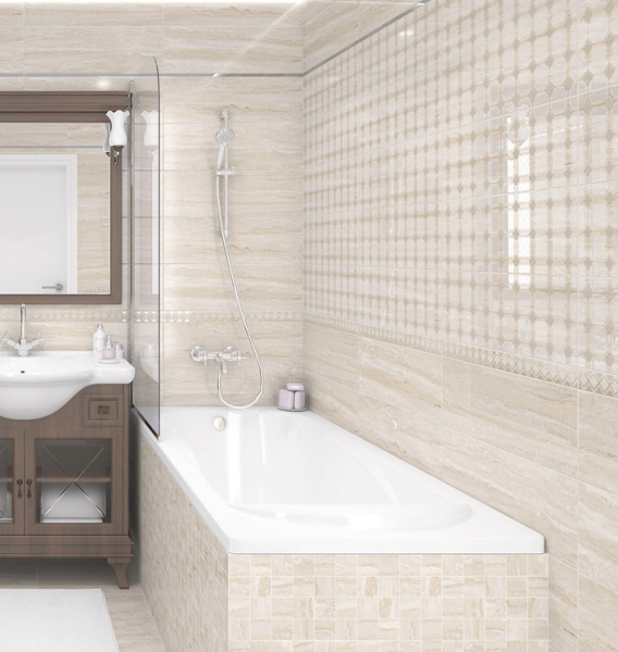 Dekor Laparet Glossy bezhevyj 20h60 2
