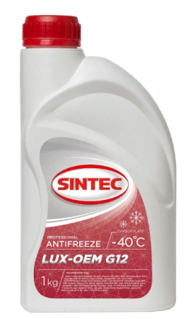 Antifriz SINTEC G12 -40 krasnyj 1 kg