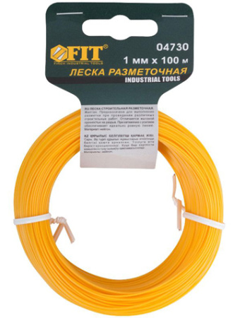 Leska FIT razmetochnaya zheltaya 100m 04730 (04810) 1