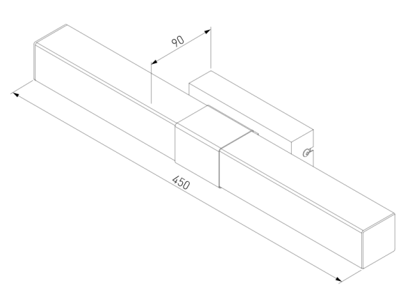 Svetil'nik nastennyj svetodiodnyj 2