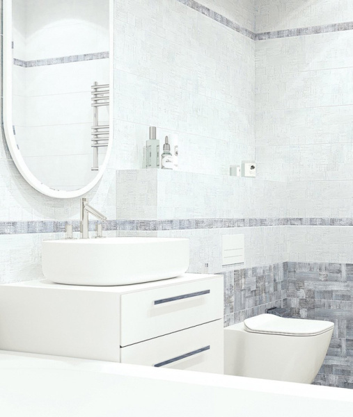 Plitka nastennaya New Trend Janis White 2 Plitka nastennaya New Trend Janis White 2