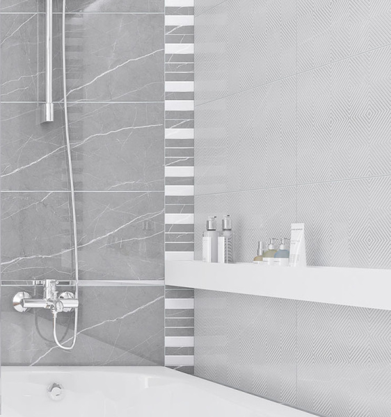 Dekor Laparet Rubio svetlo-seryj 2