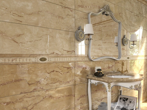 Bordyur nastennyj Kerasol Alicante Cenefa Dorado 2