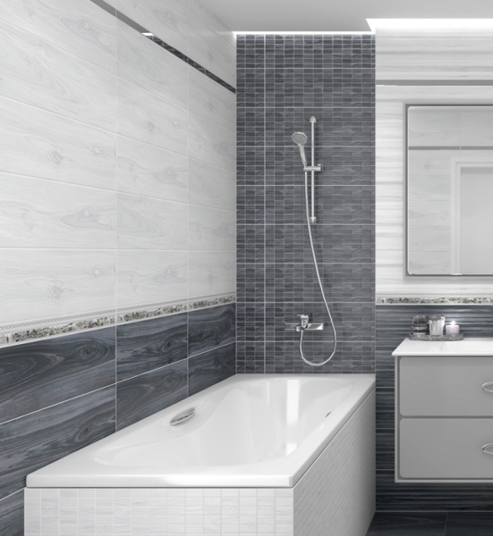 Plitka nastennaya Laparet Zen belyj 2