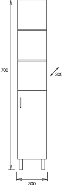 Penal ONIKA Timber 30 seryj mat dub sonoma 2