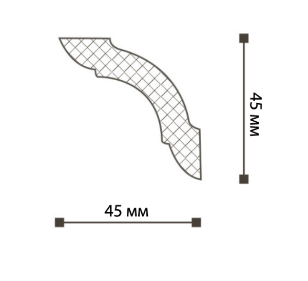 Plintus potolochnyj NMC LX-48 2