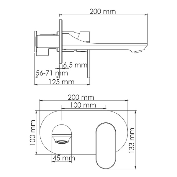 Smesitel dlya rakoviny WasserKRAFT ELBE 7430 2