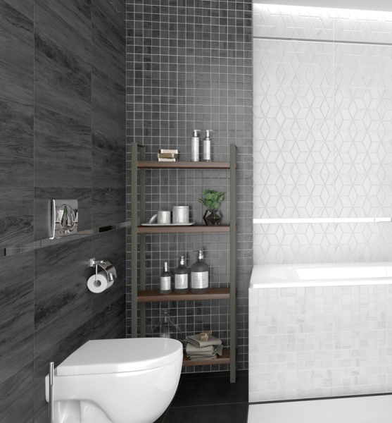 Plitka nastennaya Laparet Forest seryj 30h60 2