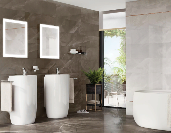 Plitka nastennaya Roca Ceramica Marble Pulpis Gris Rectificado 30x90,2 2