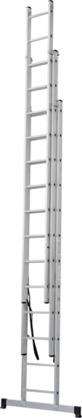Lestnica alyuminievaya trekhsekcionnaya Novaya vysota LA 3x12 2