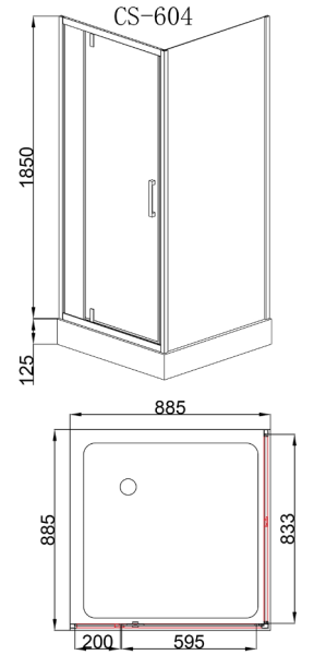 Dushevaya kabina LORANTO 2
