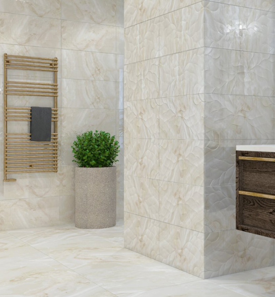 Plitka nastennaya Kerasol Trend Opalo Leaves Frio Rectificado 2