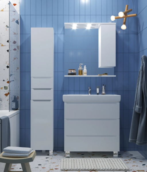 Penal napolnyj 1MARKA Koda 35 sm, belyj glyanec 3