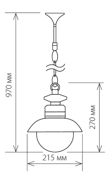 Svetilnik ulichnyj podvesnoj ELEKTROSTANDARD Talli 2