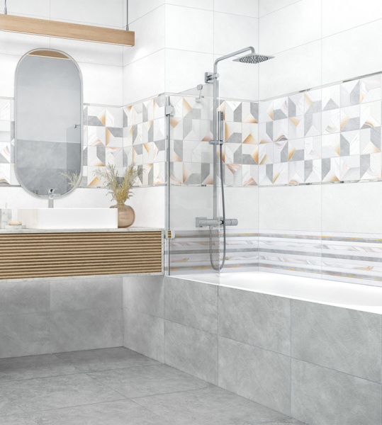 Plitka nastennaya New Trend Blues Lines 2