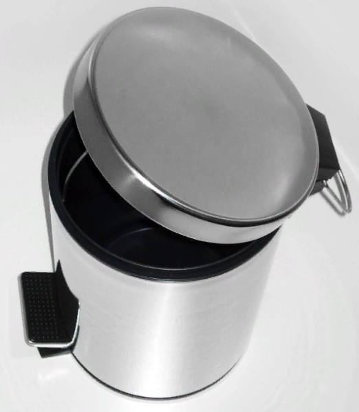 Vedro dlya musora WASSERKRAFT 5l nerzh 3