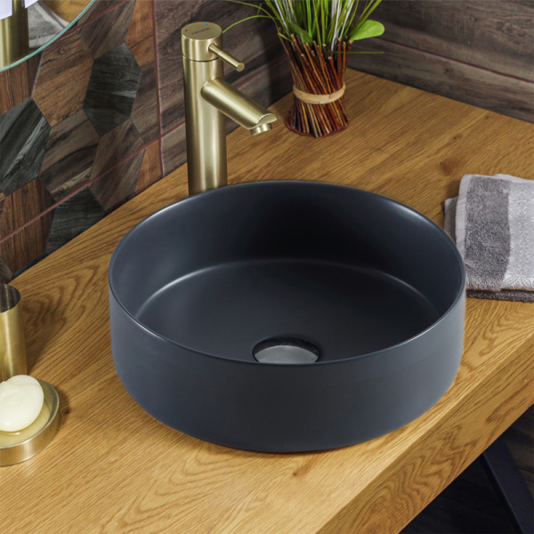 Rakovina nakladnaya 355h355h120mm AZARIO AZ-3134 MDG temno-seraya 3