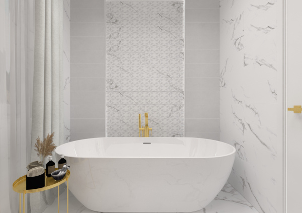 Plitka nastennaya EM-TILE Avila Stel Blanco 2