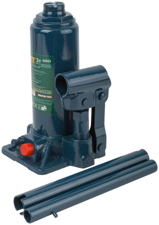 Domkrat gidravlicheskij butylochnyj v chemodane 3t FIT 2