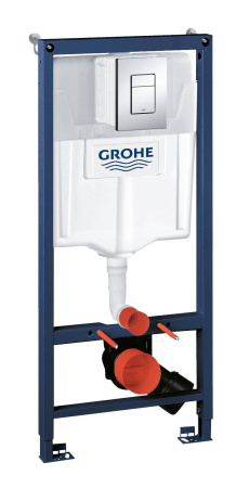 Installyaciya s knopkoj kvadratnoj 38772001 Rapid SL GROHE 1