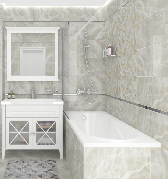 Dekor Laparet Plazma Avers zelyonyj 30h60 2