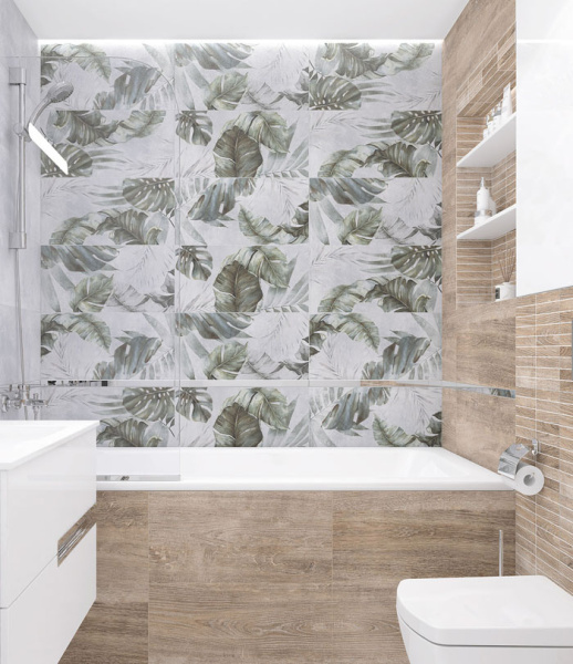 Plitka nastennaya Laparet Etnis korichnevyj 2