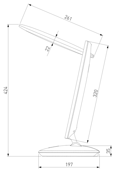 Svetilnik nastolnyj svetodiodnyj 2