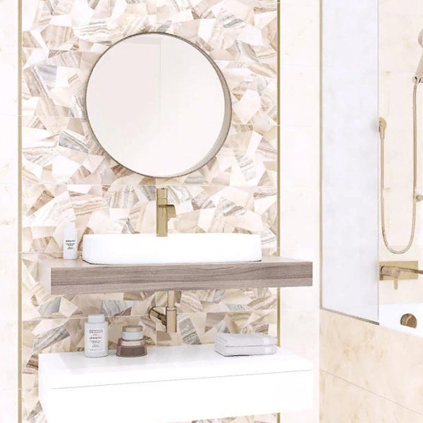 Bordyur Alma Ceramica Metallic Glossy Gold 2