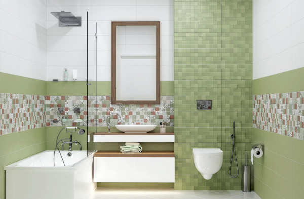 Plitka nastennaya EM-TILE Milagro Mos Olive 2