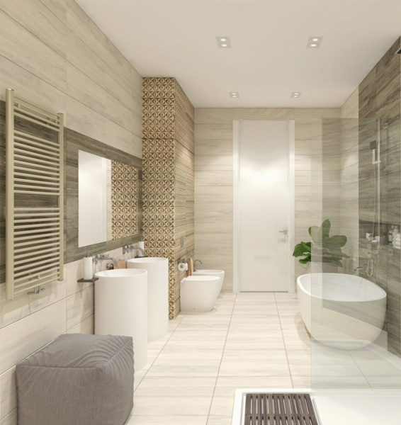 Plitka nastennaya Kerasol Trend Madera Plata Rectificado 2