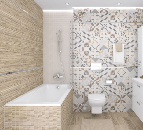 Dekor mozaichnyj Laparet Alabama bezhevyj MM60061 20h60 2
