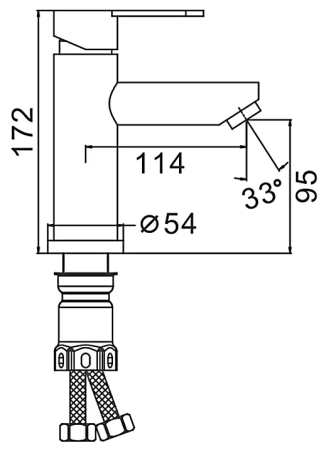 Smesitel dlya rakoviny FRAP F10801 satin 2