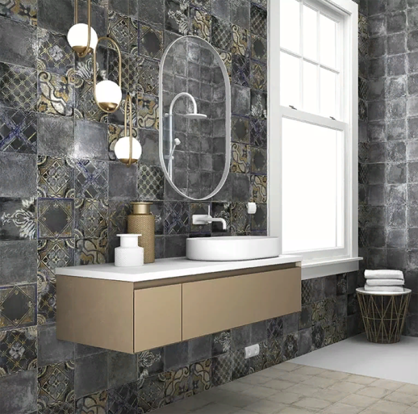 Plitka nastennaya Mainzu Ricordi Azurro 20h20 2