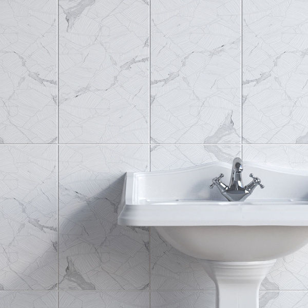 Plitka nastennaya Creto Purity Lace belyj 2