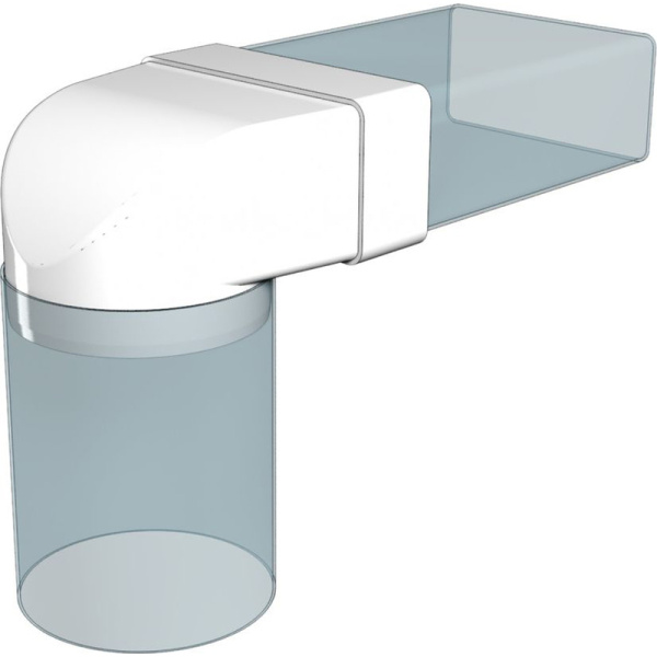 Soedinitel ERA uglovoj 90° ploskogo s kruglym 620SK15KP 2