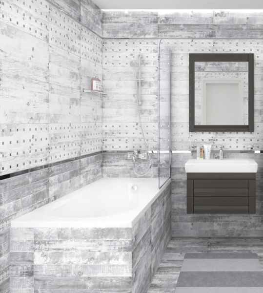 Plitka nastennaya Laparet Extra seryj 30h60 2