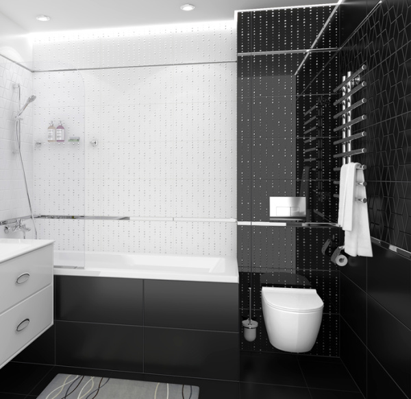Plitka nastennaya Laparet Tabu chyornyj 30h60 2