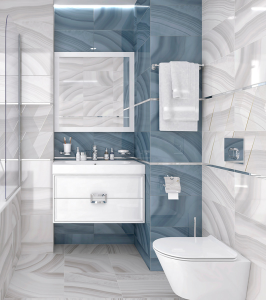 Plitka nastennaya Laparet Space sinij 34076 25h50 2