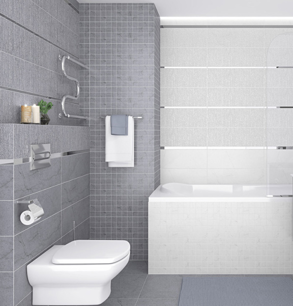 Dekor mozaichnyj Laparet Rock seryj 2