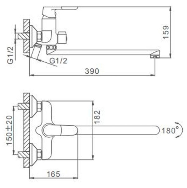 Smesitel dlya vanny FRAP F2234 2