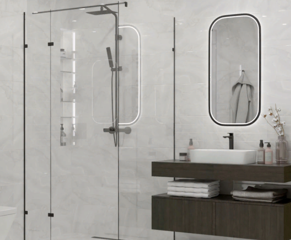 Plitka nastennaya EM-TILE Onyx Brick Silver 2