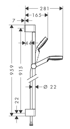 Nabor smesitelej HANSGROHE Logis E70 6