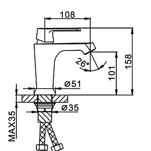 Smesitel dlya rakoviny FRAP F1031 2