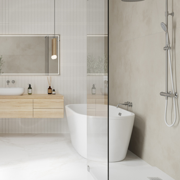 Plitka nastennaya Creto Aquarelle milk 2