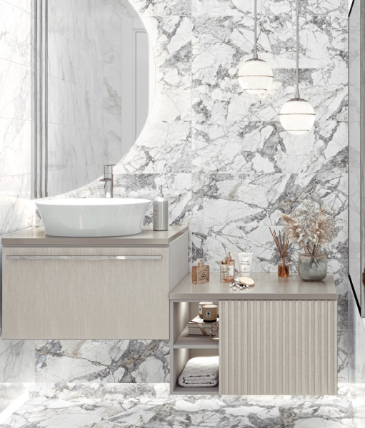 Plitka nastennaya Delacora Faenza Dark 2